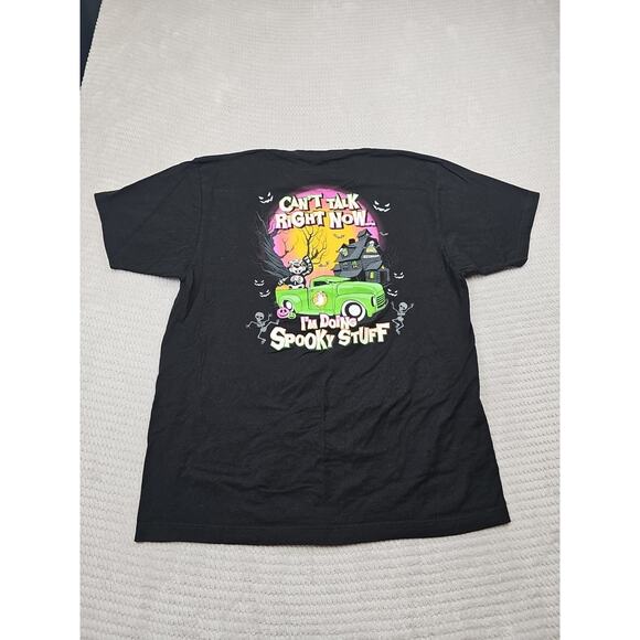 Buccees Shirt Womens XL Halloween Cant Talk Right Now Im Doing Spooky Stuff - Picture 1 of 8